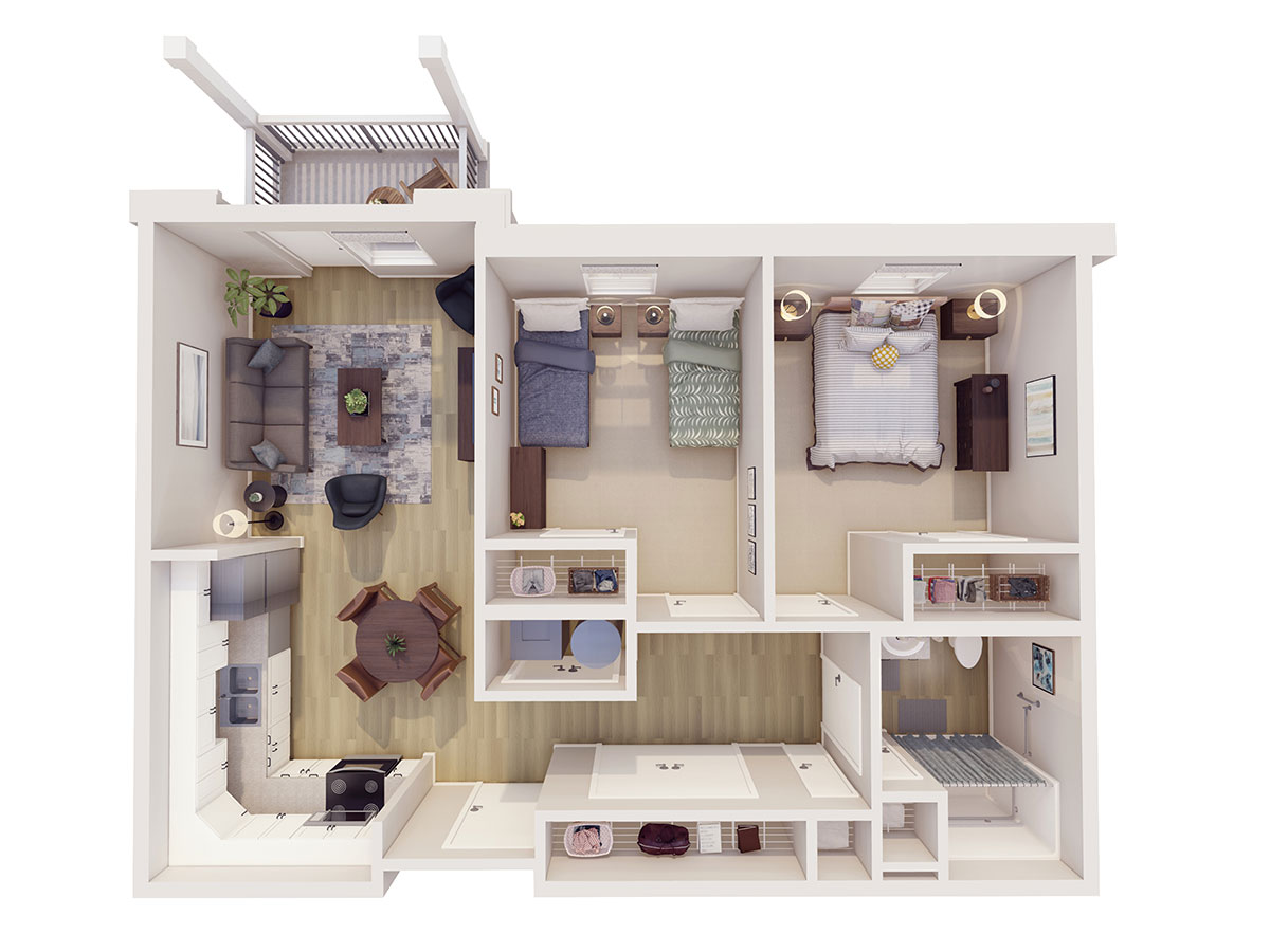 Render Unit B 3D image